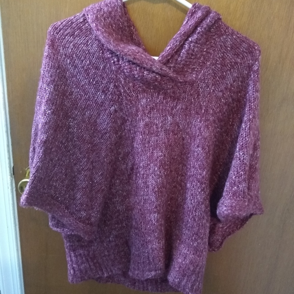 Red and white mix knit Nine West sweater